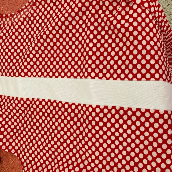 I Sears polka dot top with belt - Picture 3 of 3